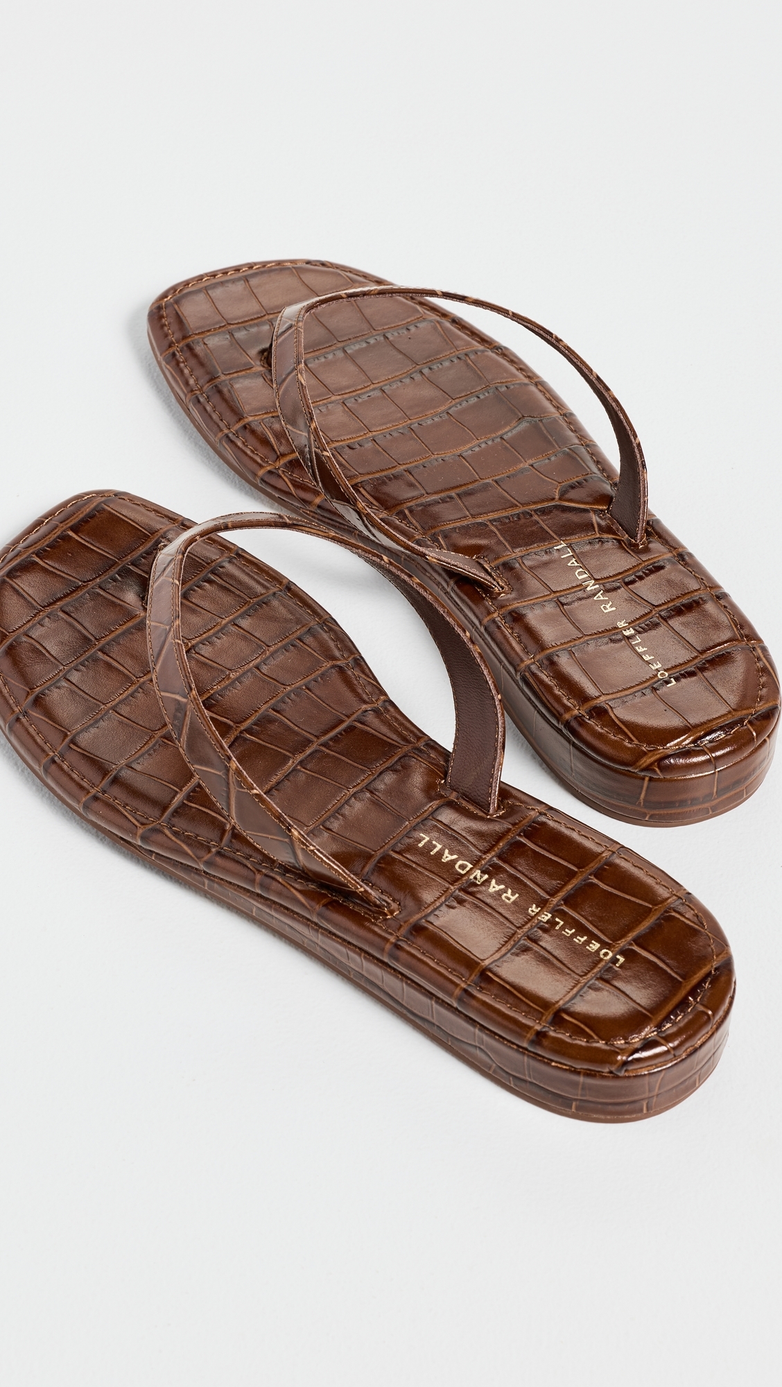 Lina Elevated Flip Flops Espresso