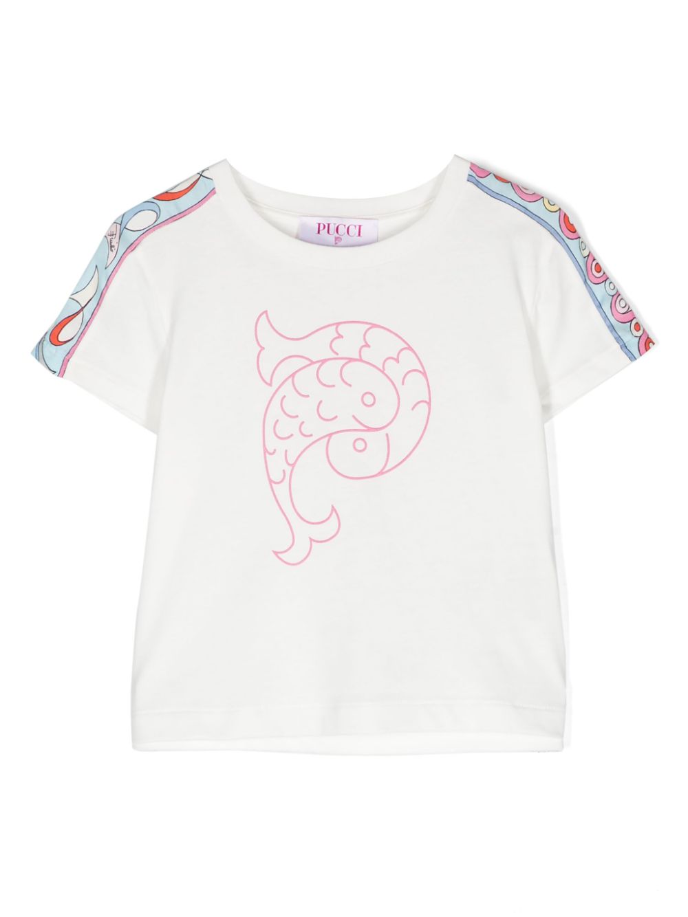 Logo-appliqué cotton T-shirt - White