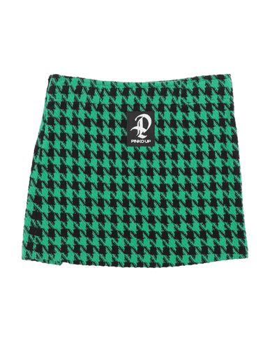 Kid Girl Kids' skirt Green Size 13 Cotton, Polyester