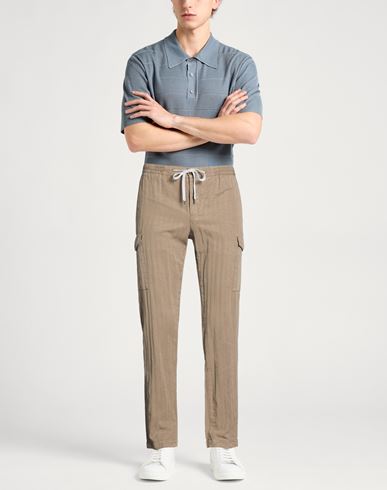 Man Pants Khaki Size 30 Lyocell, Linen, Cotton