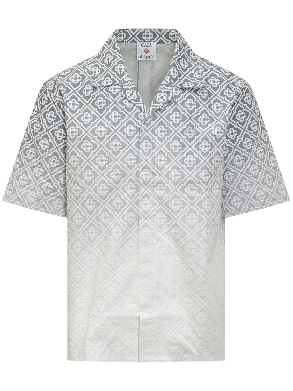 Monogram-print shirt - Grey