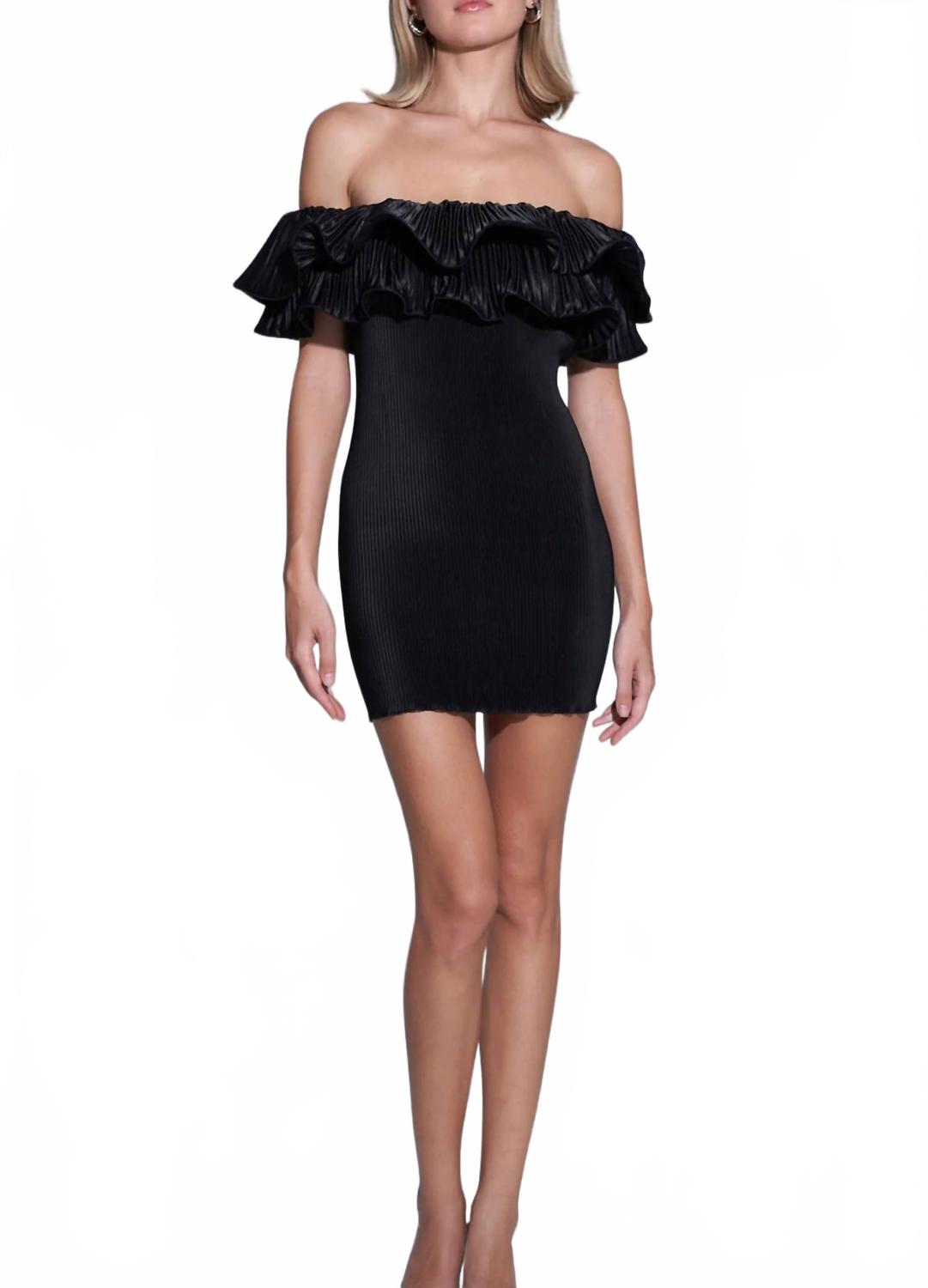 Debut Mini Dress In Black