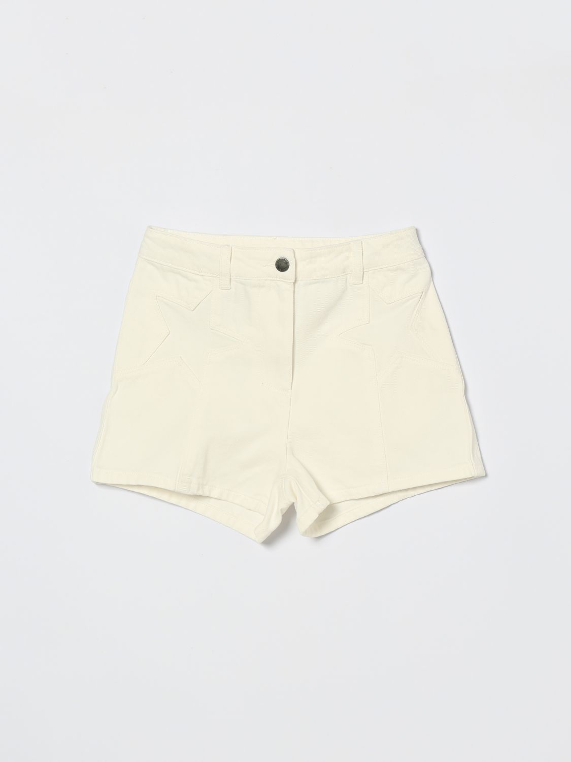 Shorts Kids color Yellow Cream
