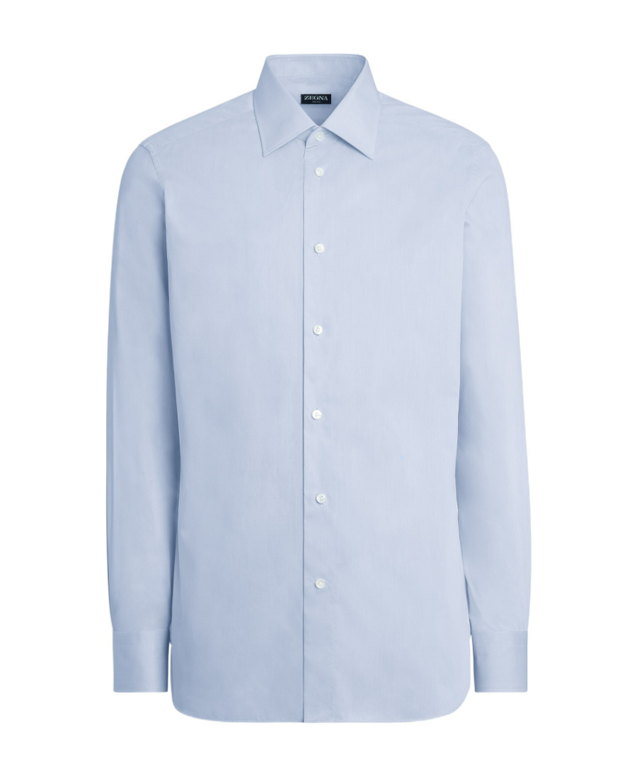 100FILI long-sleeved precision tailored shirt