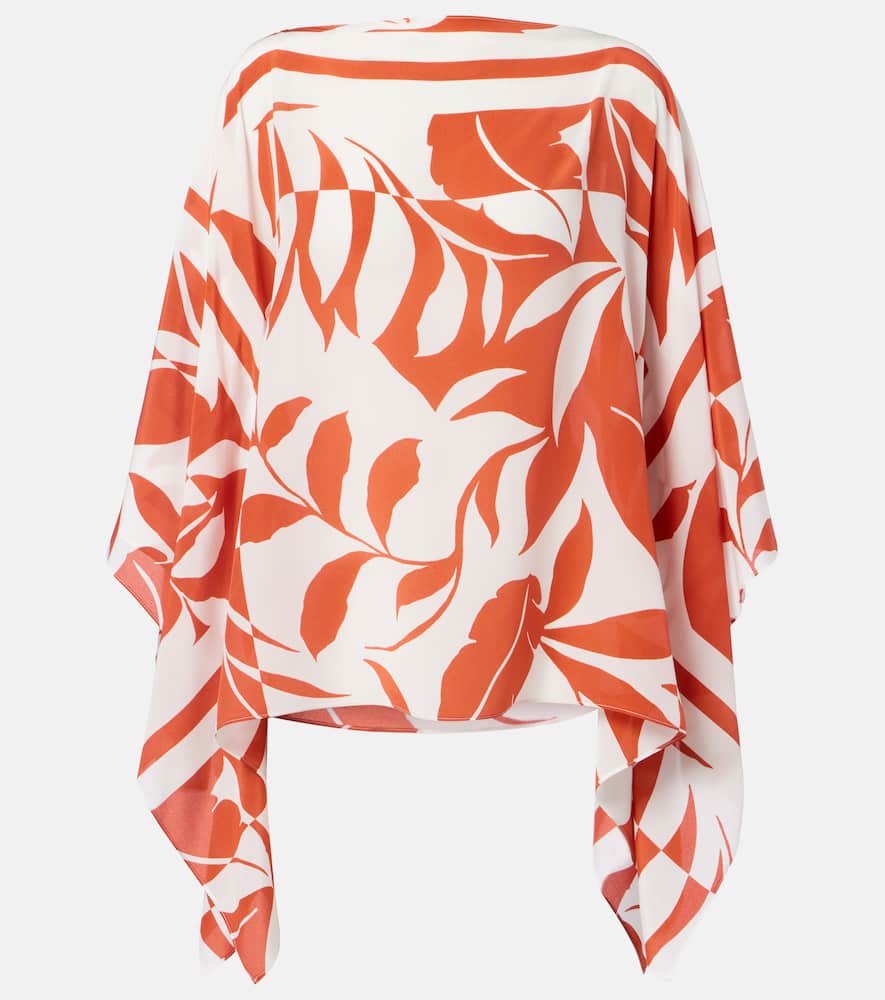 Tambuto printed silk blouse