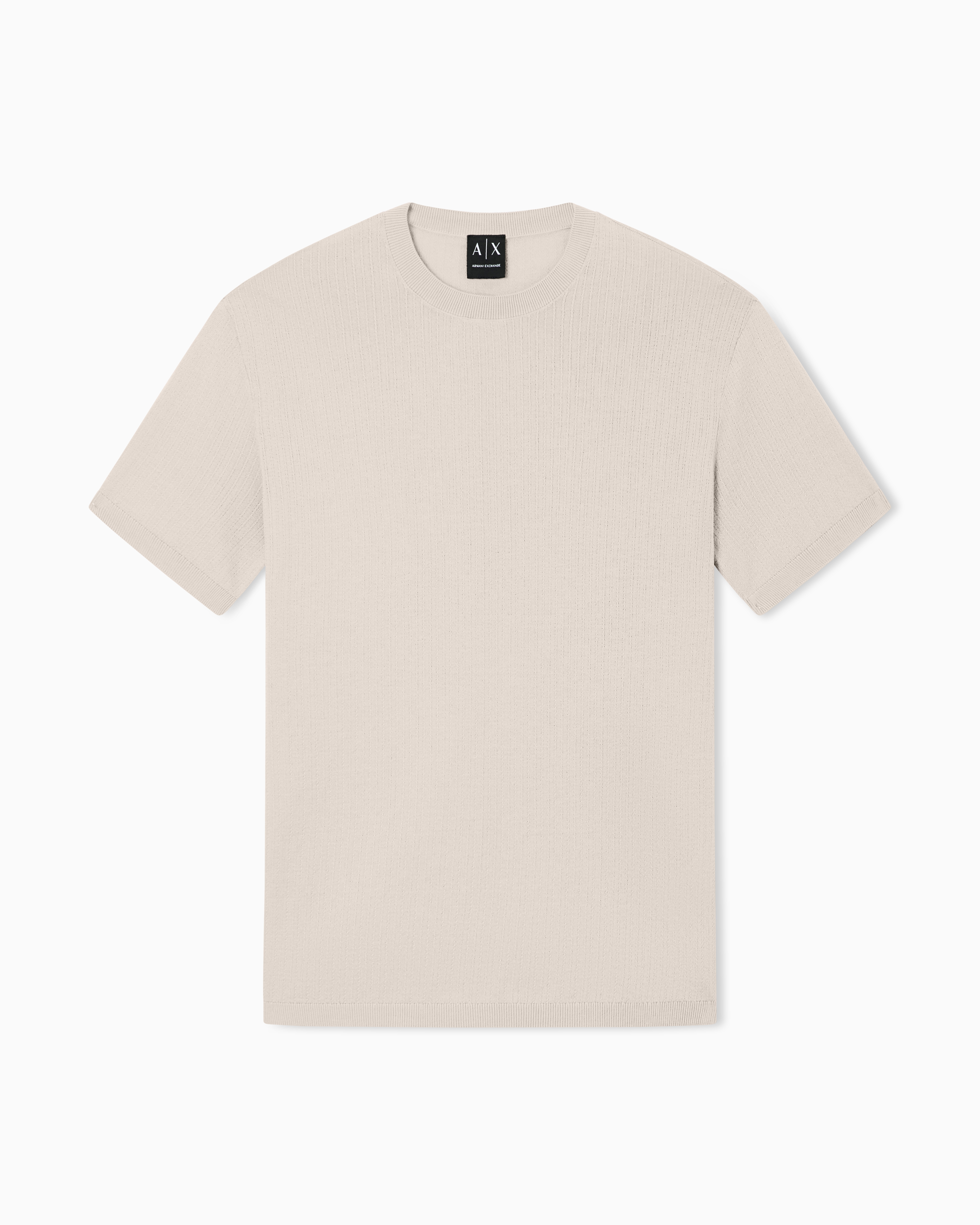 Ribbed cotton tricot top