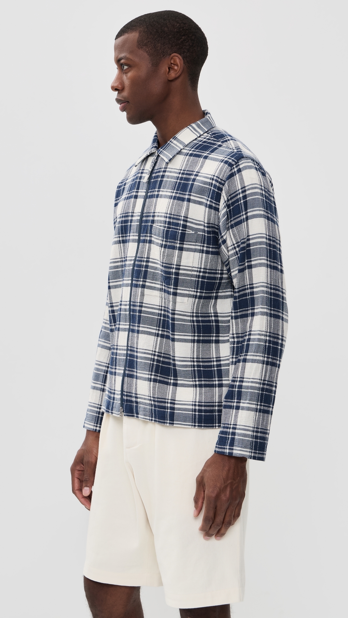 Zip Shirt Navy