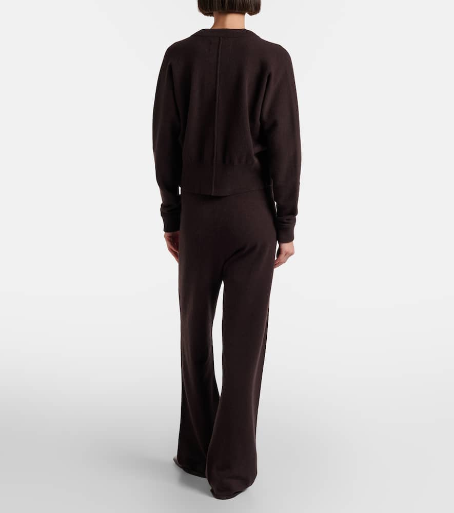 Run cashmere-blend sweatpants