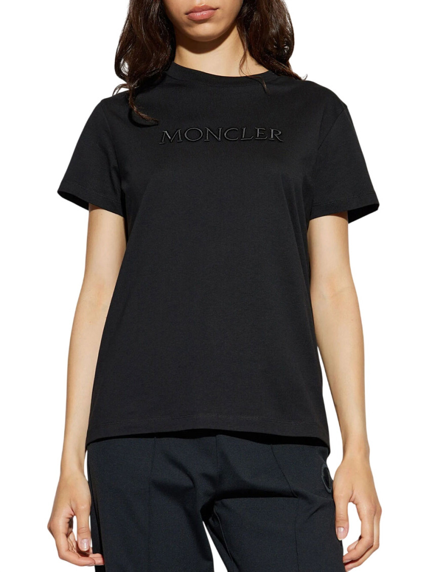 Black Logo Crew Neck T-Shirt