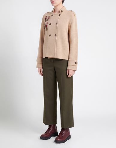 Woman Cardigan Beige Size M Acrylic, Wool, Viscose