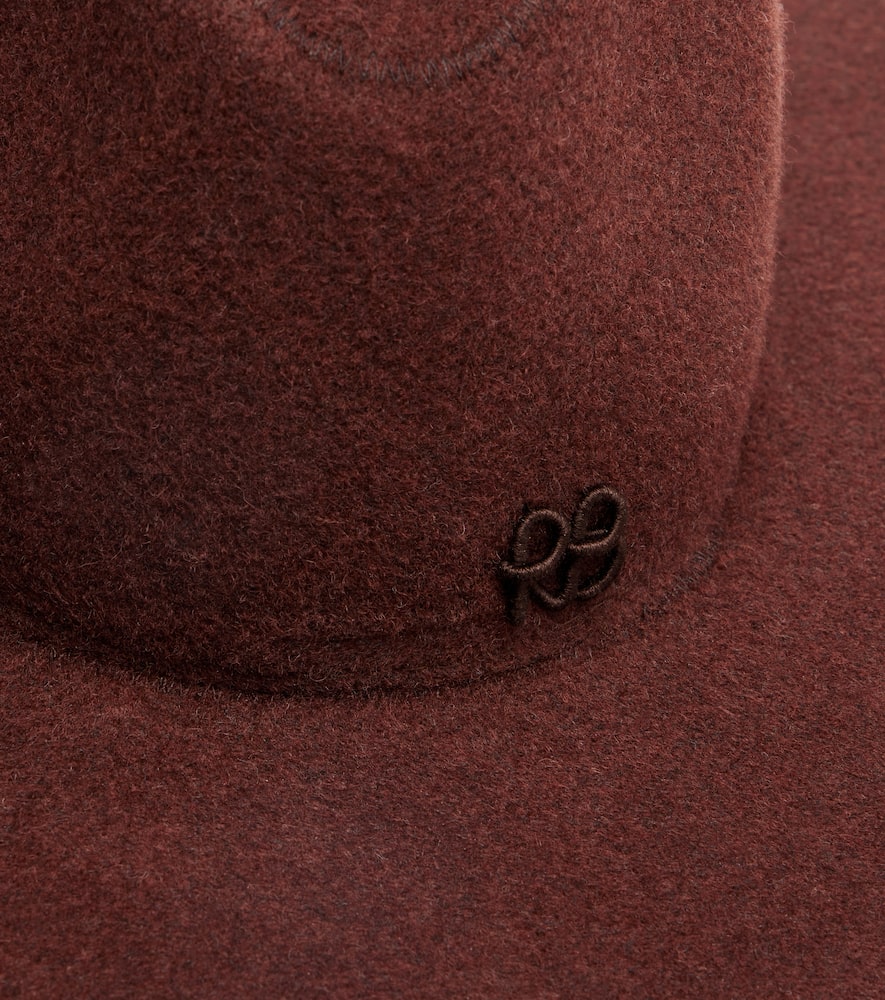 Wool-blend felt fedora