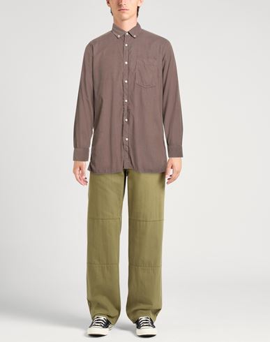 Officine Générale Man Shirt Taupe Size XXL Cotton, Lyocell