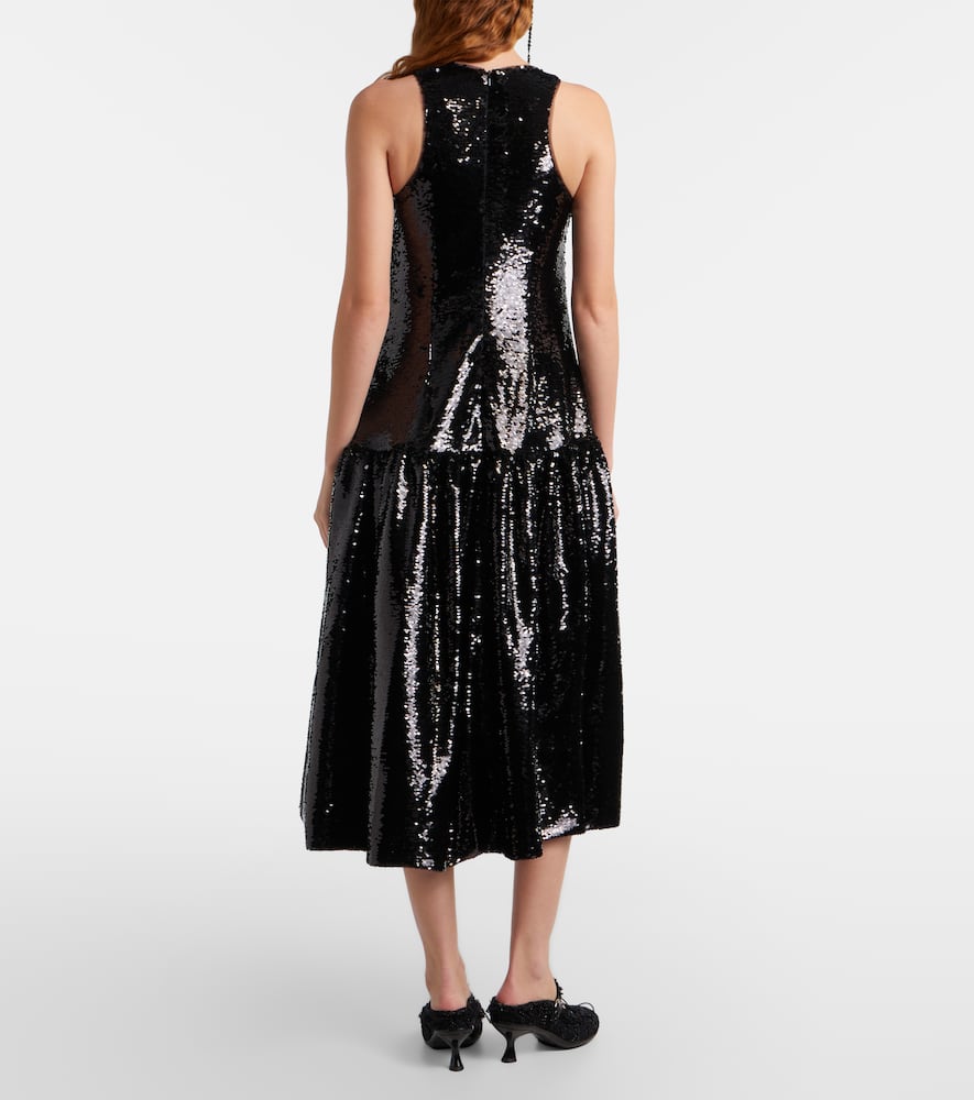 Sequined cocktail dress