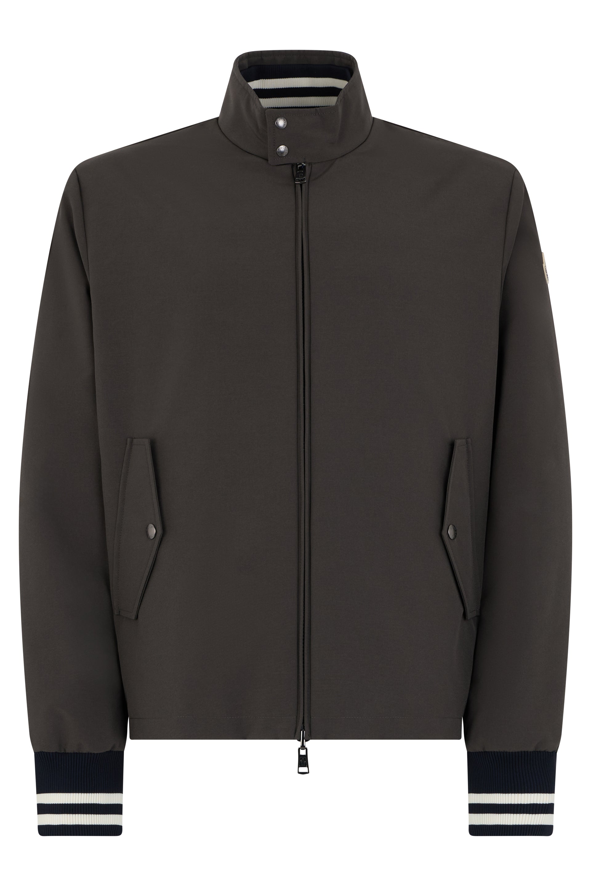 Reversible Padded Bomber Jacket with Ribbed Trim