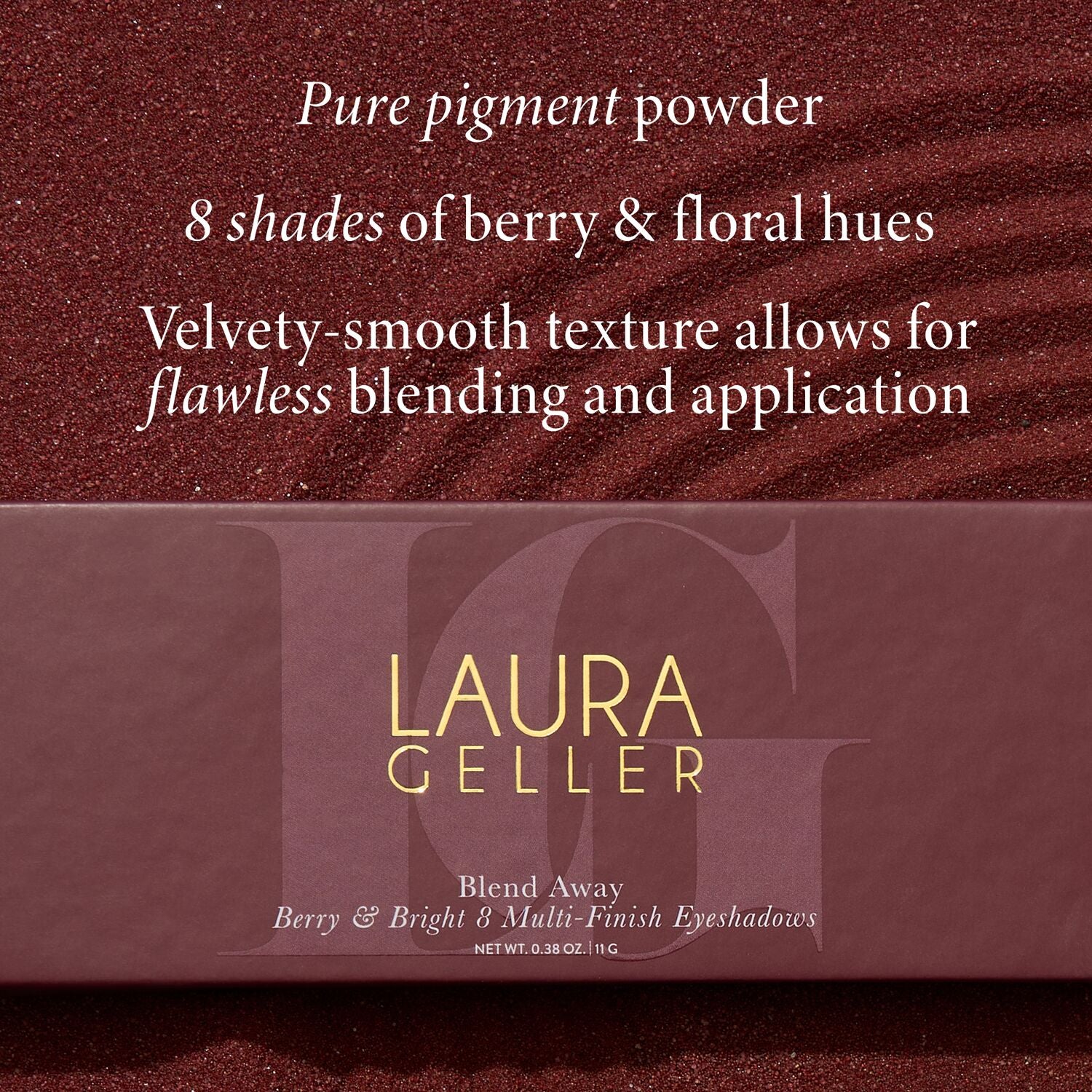 Blend Away Berry & Bright 8 Multi-Finish Eyeshadows