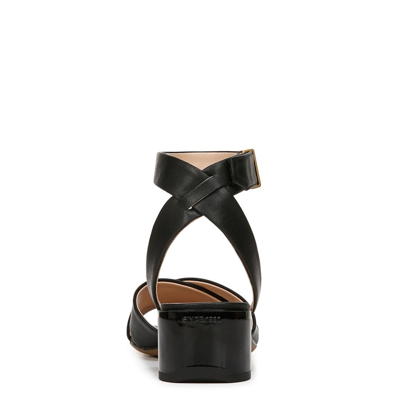 Franco Noel Ankle Strap Sandals (Black)