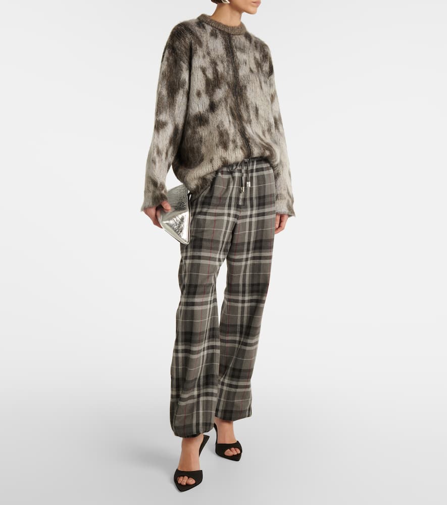 Cotton-blend sweatpants
