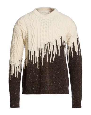 Man Sweater Ivory Size XXL Wool, Polyamide, Viscose