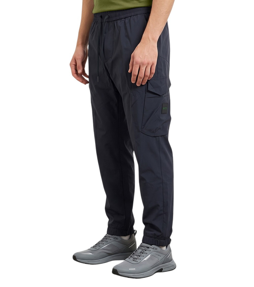Navy Blue Cargos Trousers