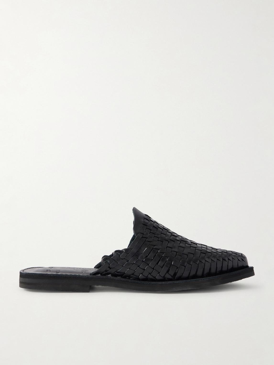 Polanco Woven Leather Mules