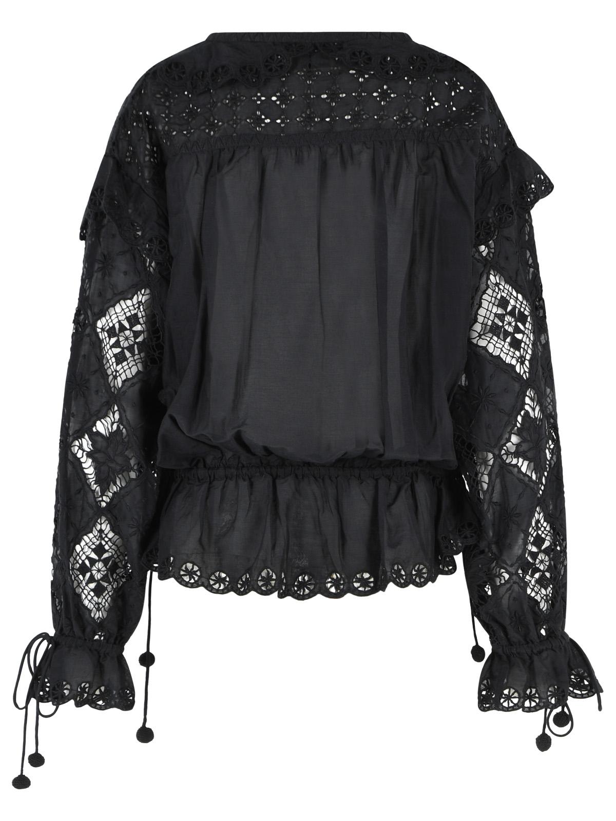 Isabel Marant Nowana Silk Blend Blouse