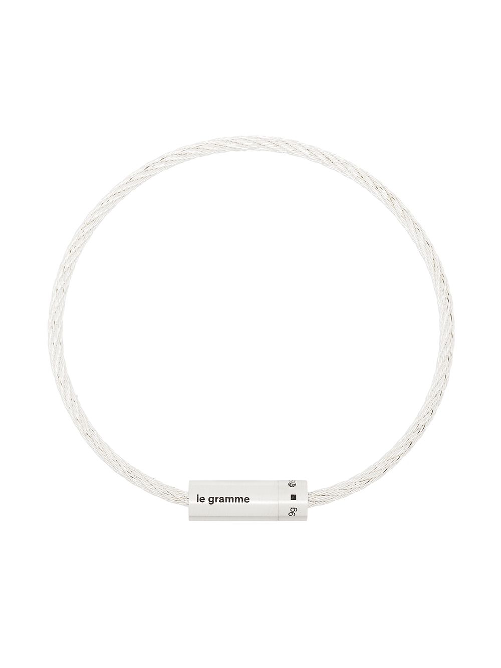 Le 9g brushed cable bracelet - Silver
