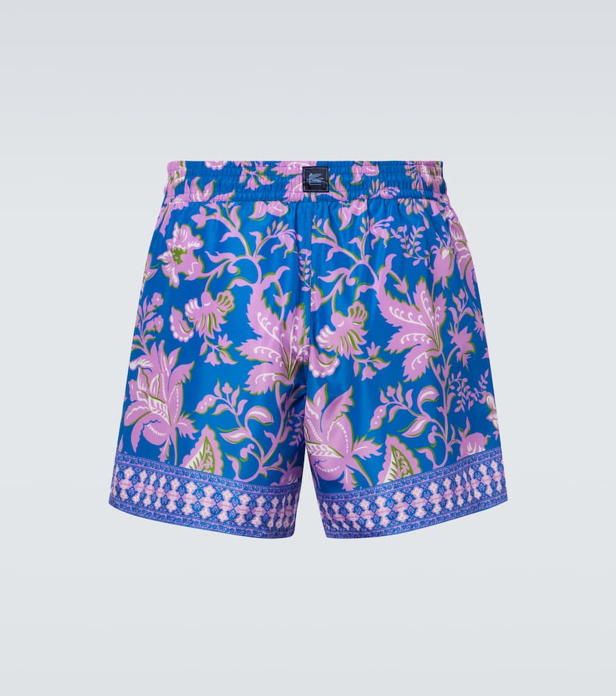 Floral swim trunks