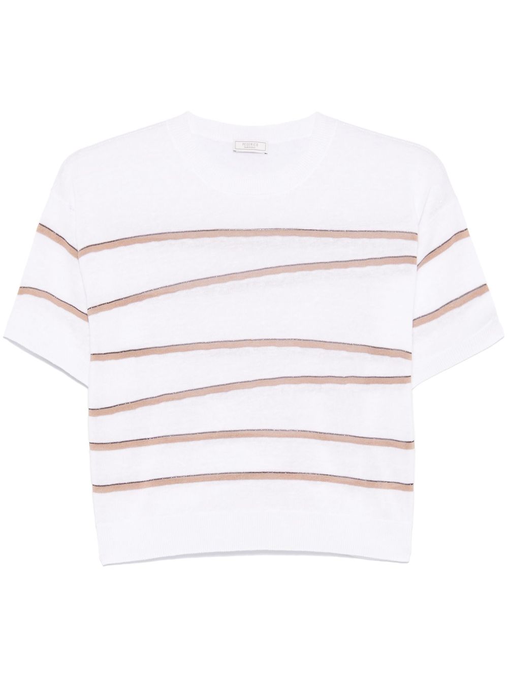 Striped T-shirt - White