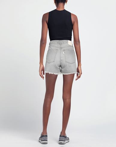 Haikure Woman Denim shorts Grey Size 25 Cotton