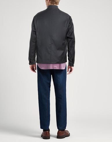 Man Jacket Charcoal Size 44 Virgin Wool, Elastane
