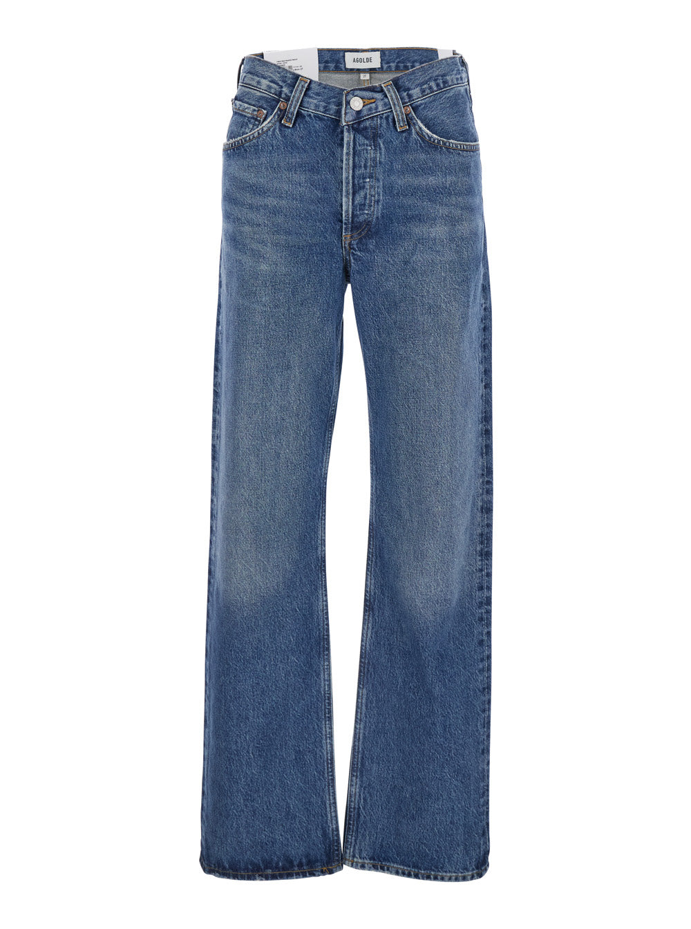Regenerative Cotton Blend Jeans — Blue