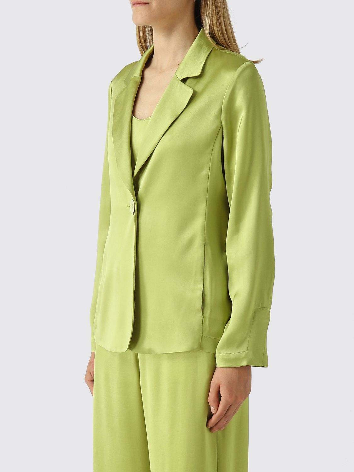 Blazer Woman color Green