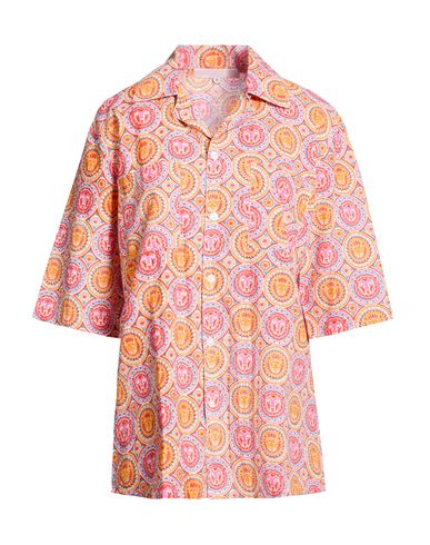 Woman Shirt Fuchsia Size L Cotton