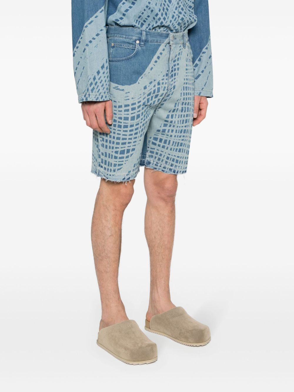 Loewe Paula's Ibiza Denim Shorts