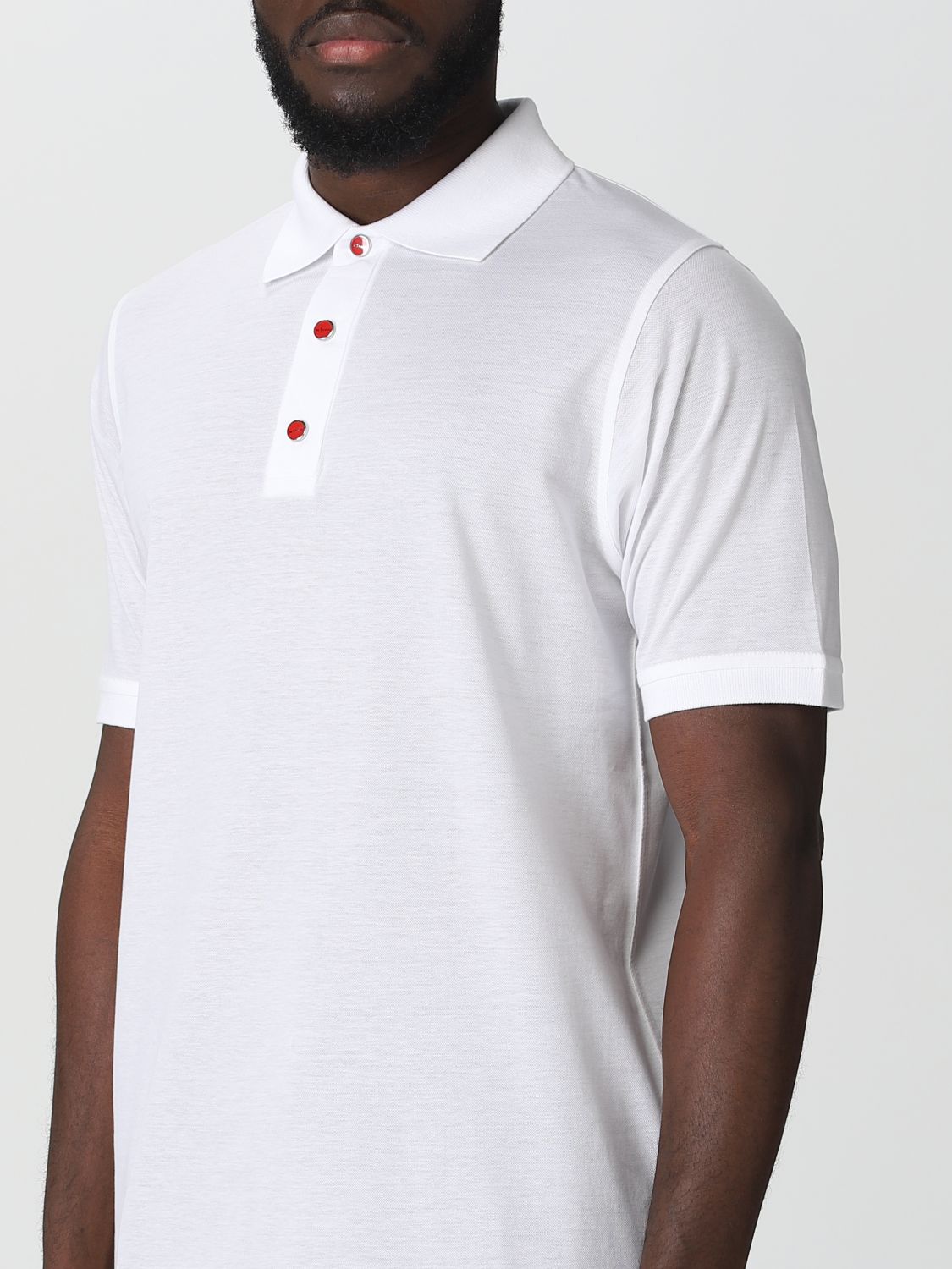 Polo Shirt Men color White