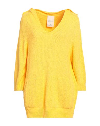 Woman Sweater Marigold Size L Cotton, Polyamide