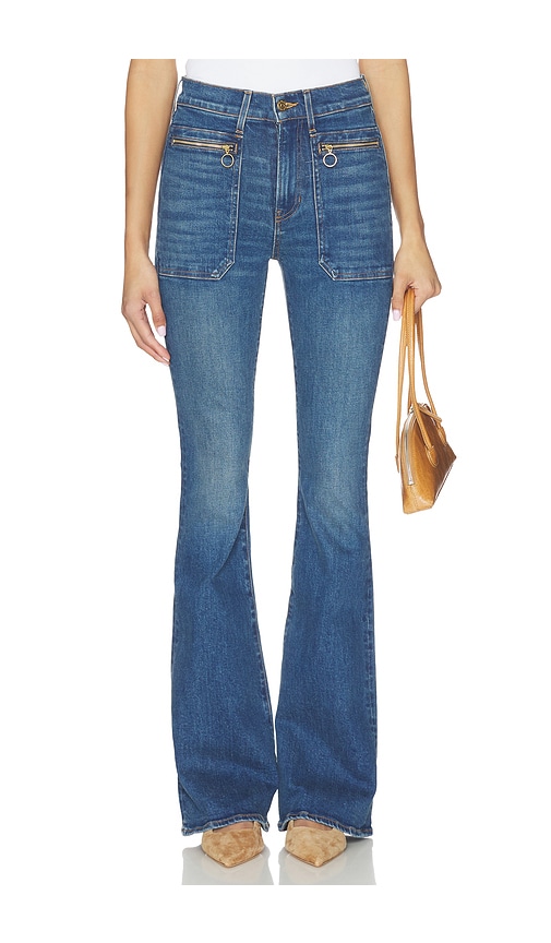 Veronica Beard Beverly Skinny Flare Jeans in Blue. - 24 also , 25, 26, 27, 28, 29, 30