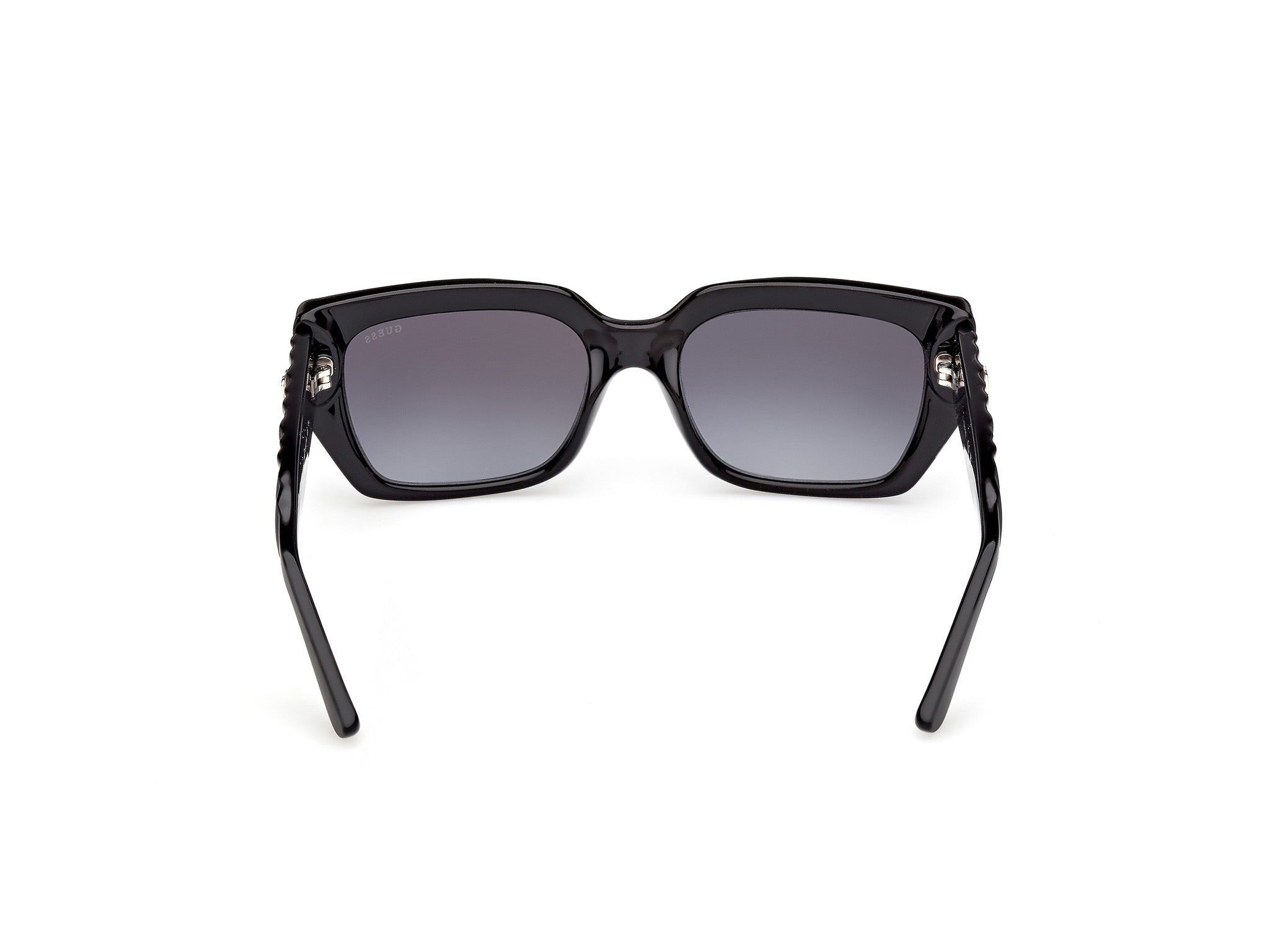 Guess Mujer Guess GU00254 01B Gafas de sol Inyectado Negro Fumar Cuadrada Norma