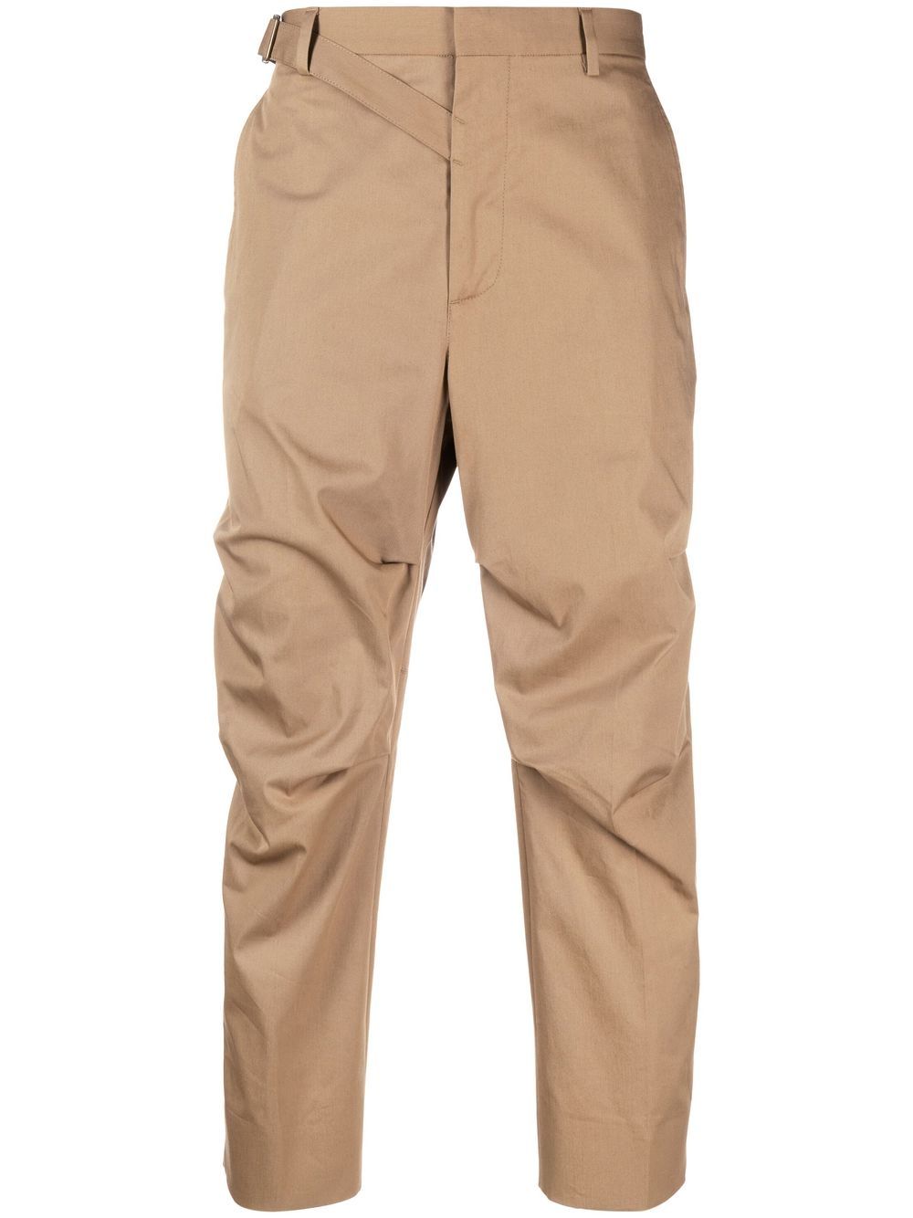 Slim-cut chino trousers - Brown