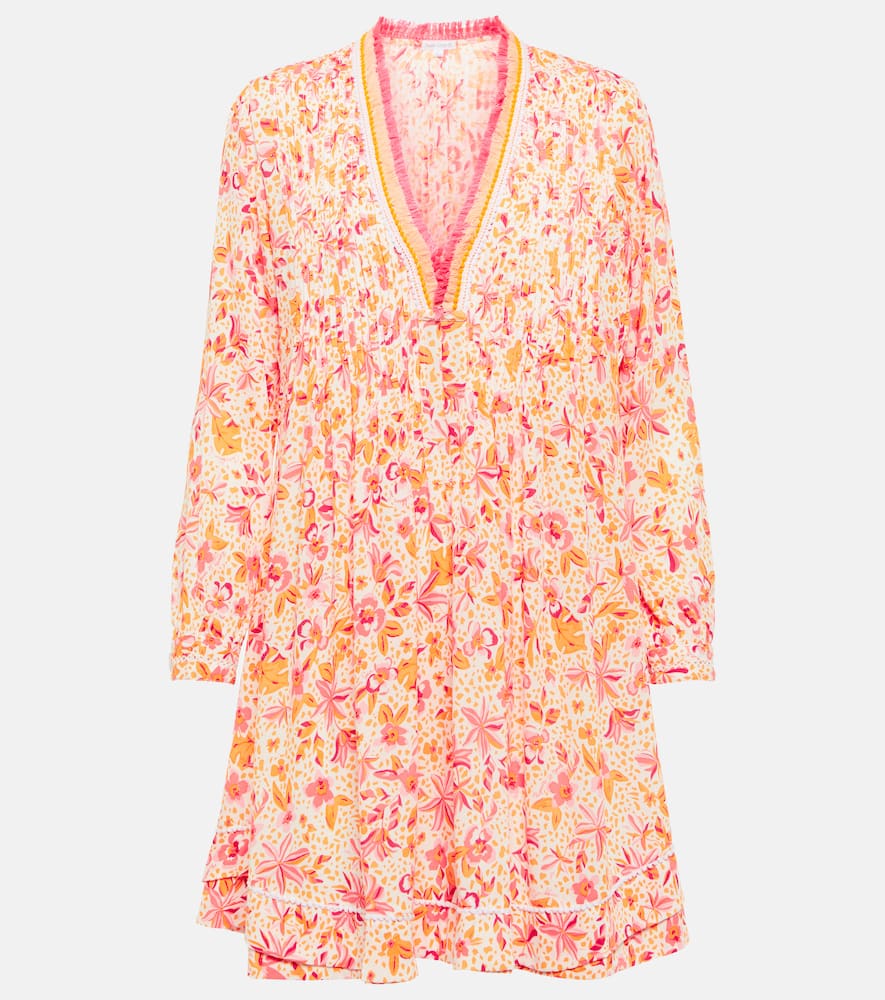 Ola floral rayon georgette minidress