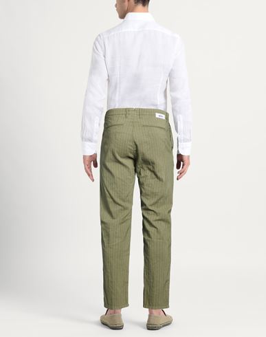 Man Pants Military green Size 32 Cotton, Linen, PES