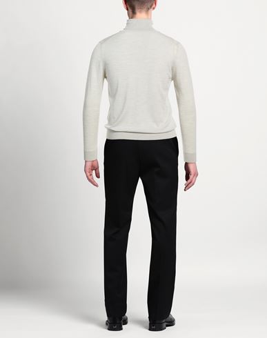 Man Turtleneck Sand Size 46 Merino Wool