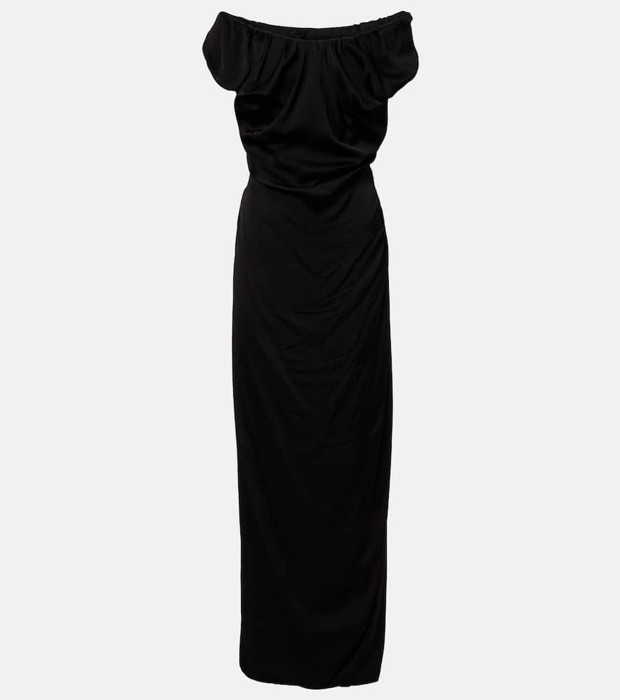Ginnie draped jersey maxi dress