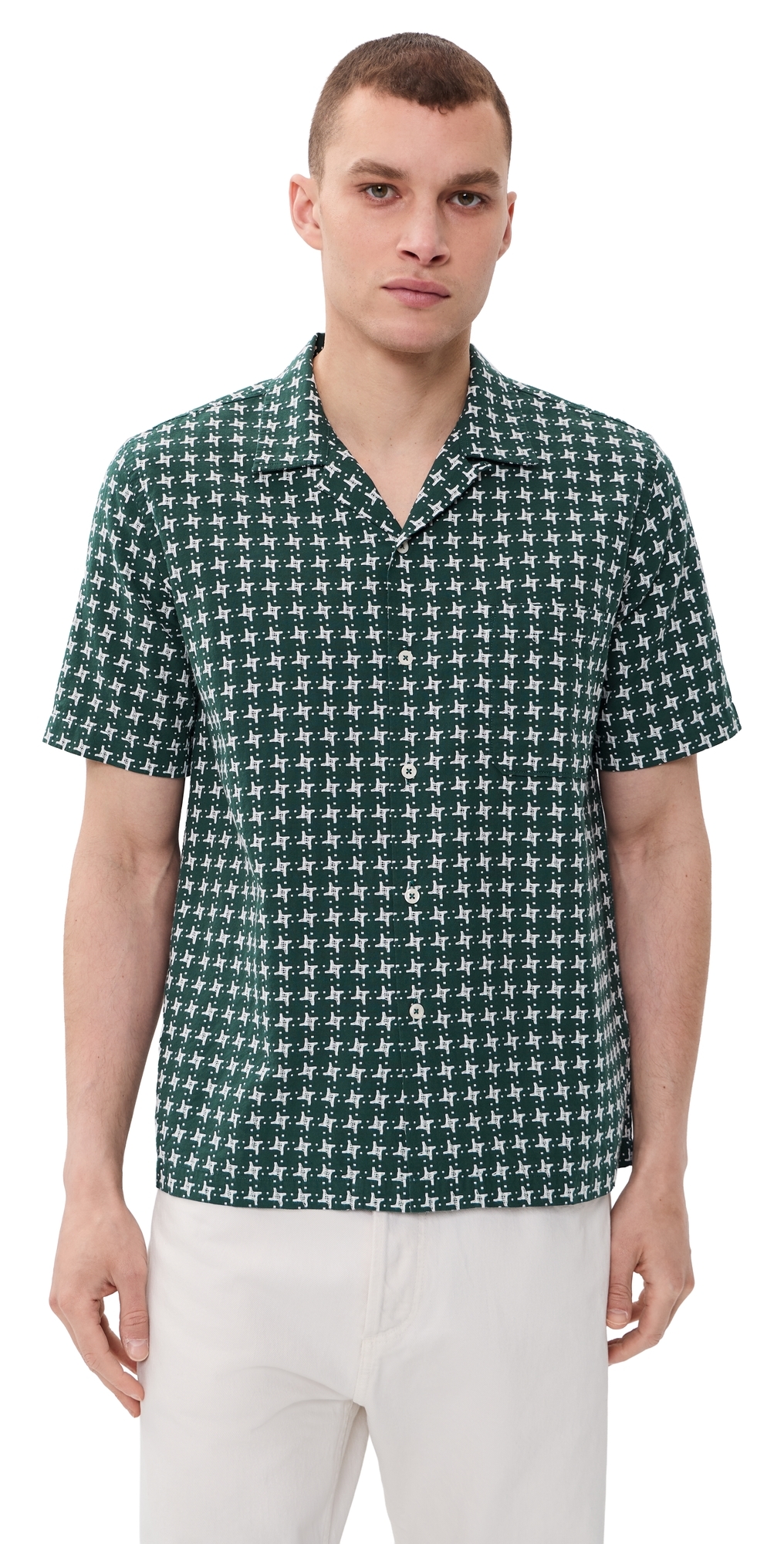 Road Shirt Green/White