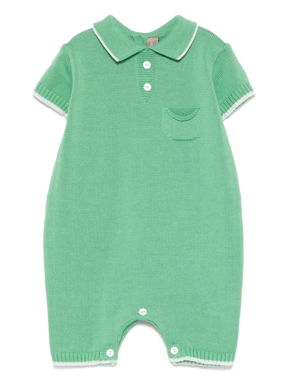 Little Bear cotton romper - Green