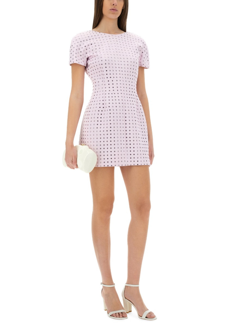 Mini Dress With Rhinestones