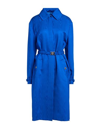 Woman Overcoat & Trench Coat Bright blue Size 10 Viscose