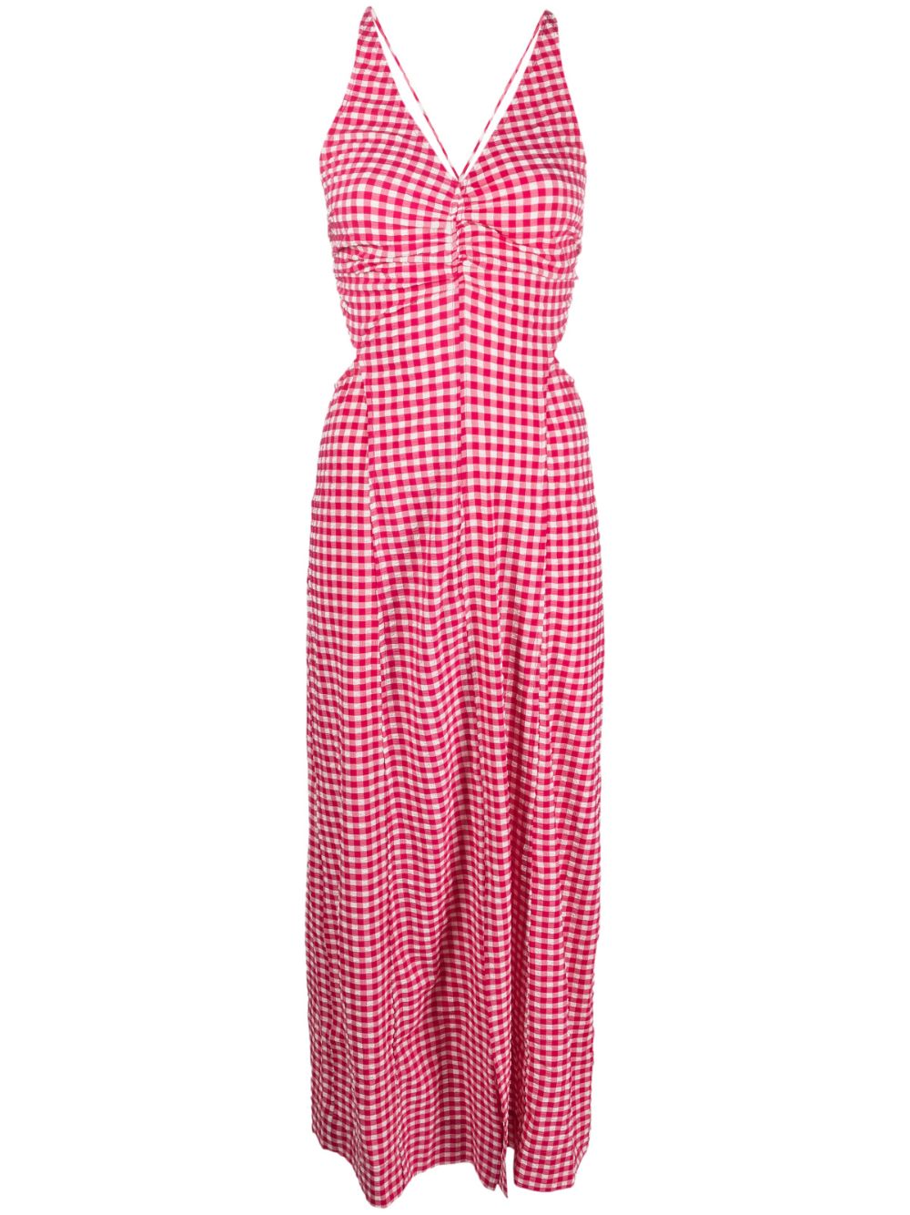Love Potion seersucker maxi dress - Pink