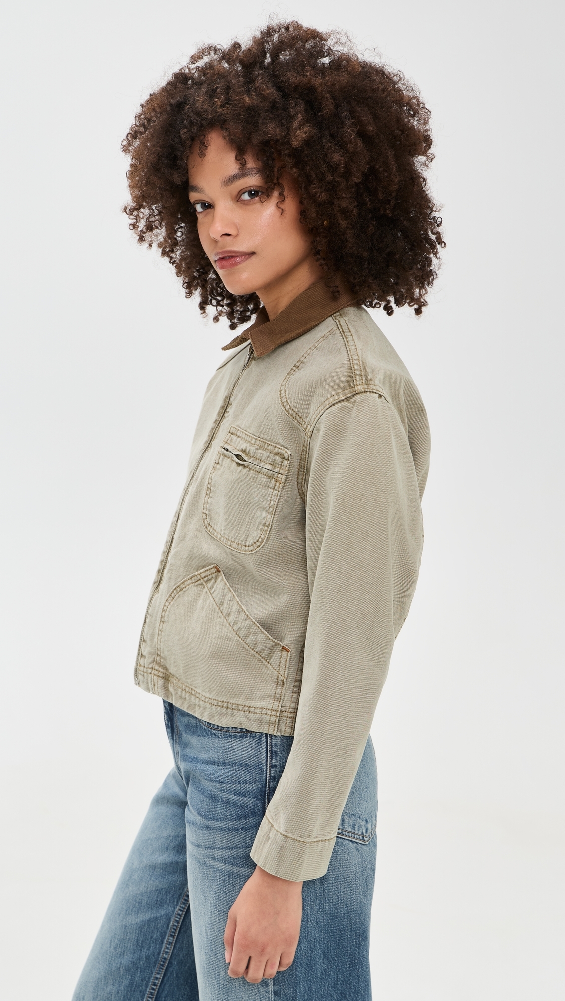 Harley Crop Worker Jacket Rocky Mountain
