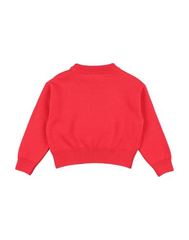 Kid Girl Sweater Red Size 10 Cotton, Wool, Polyester